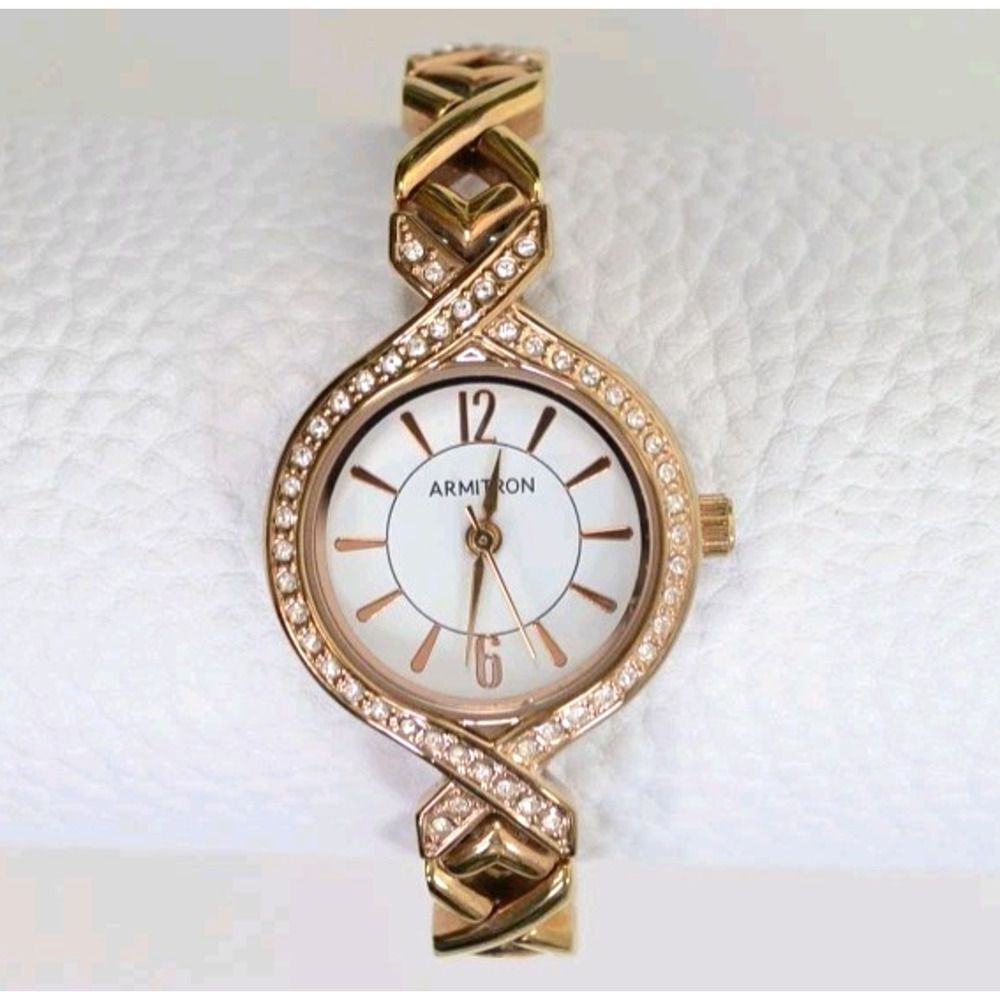 Armitron Women's Watch 75/5412RG Beautiful Crystals